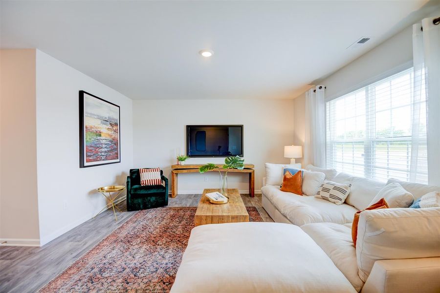 Furnished interior in a model home at Laurel Ridge in Greenville (Image 3).