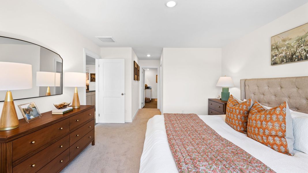 Furnished interior in a model home at Bayview at Harbor Crest in Ooltewah (Image 29).