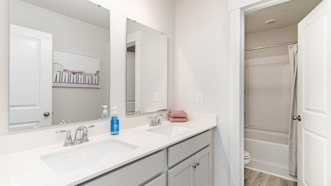 Furnished interior in a model home at Old Chapin Reserve in Lexington (Image 26). Furnished interior in a model home at Old Chapin Reserve in Lexington (Image 26).