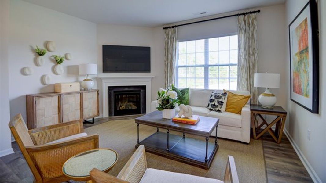 Furnished interior in a model home at Quarry Hills - D.R. Horton in Graham (Image 18). Furnished interior in a model home at Quarry Hills - D.R. Horton in Graham (Image 18).