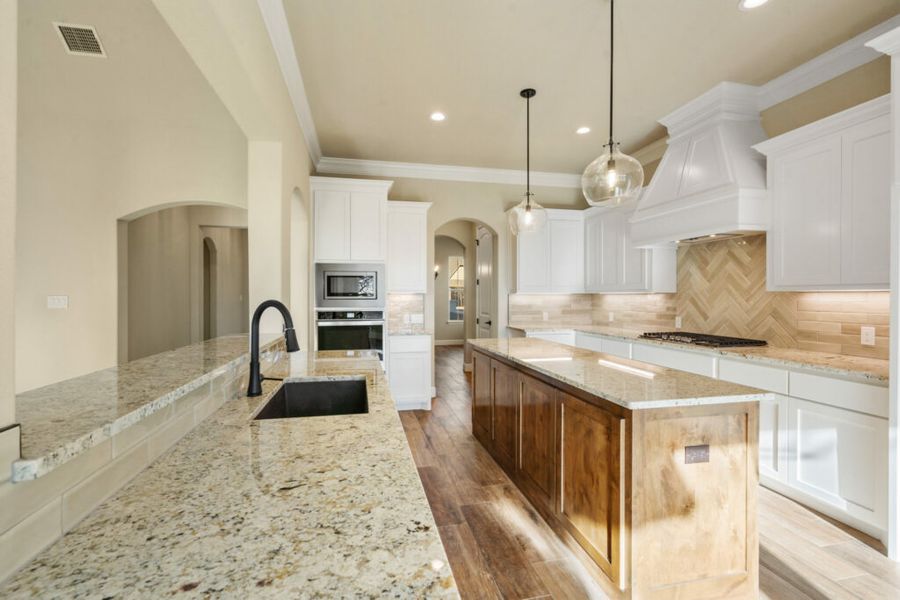 Furnished interior in a model home at Crown Valley in Weatherford (Image 15).