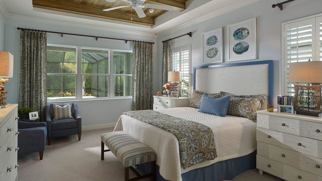 Furnished interior in a model home at Grand Palm Real Estate and Homes for Sale in Venice, FL - Neal Communities in Venice (Image 7). Furnished interior in a model home at Grand Palm Real Estate and Homes for Sale in Venice, FL - Neal Communities in Venice (Image 7).
