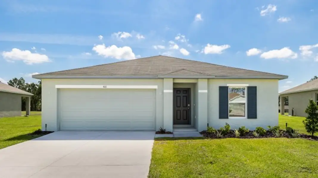 Front exterior of a home in the McGinley Landing community, located in Ocala, FL (Image 1).