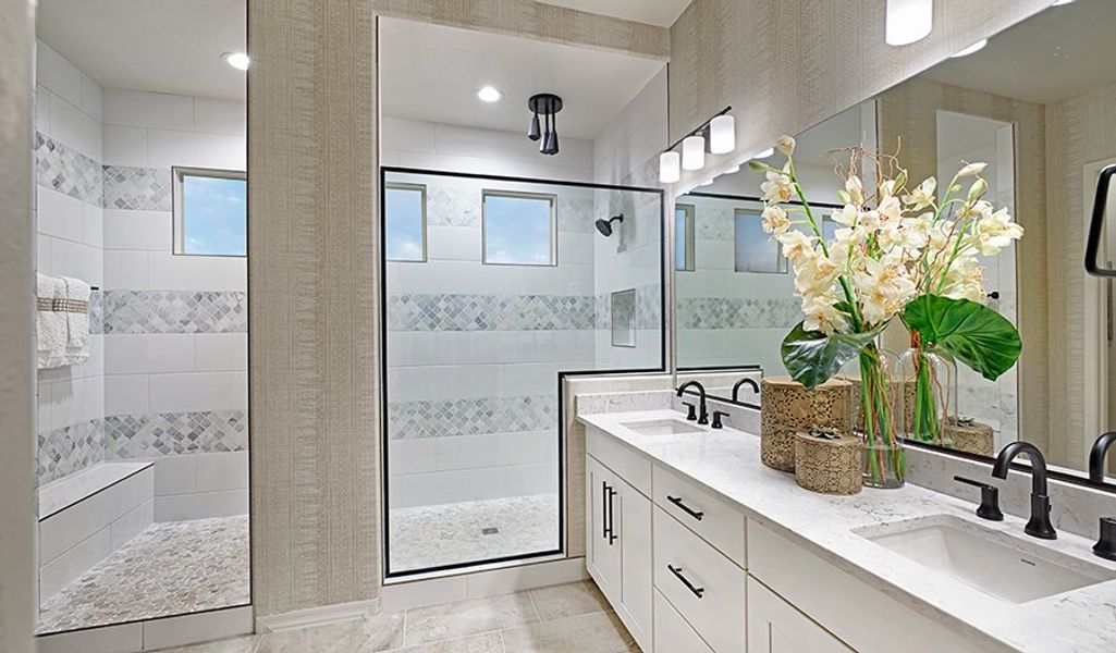 Furnished interior in a model home at Portfolio at Montecito in Goodyear (Image 3). Furnished interior in a model home at Portfolio at Montecito in Goodyear (Image 3).