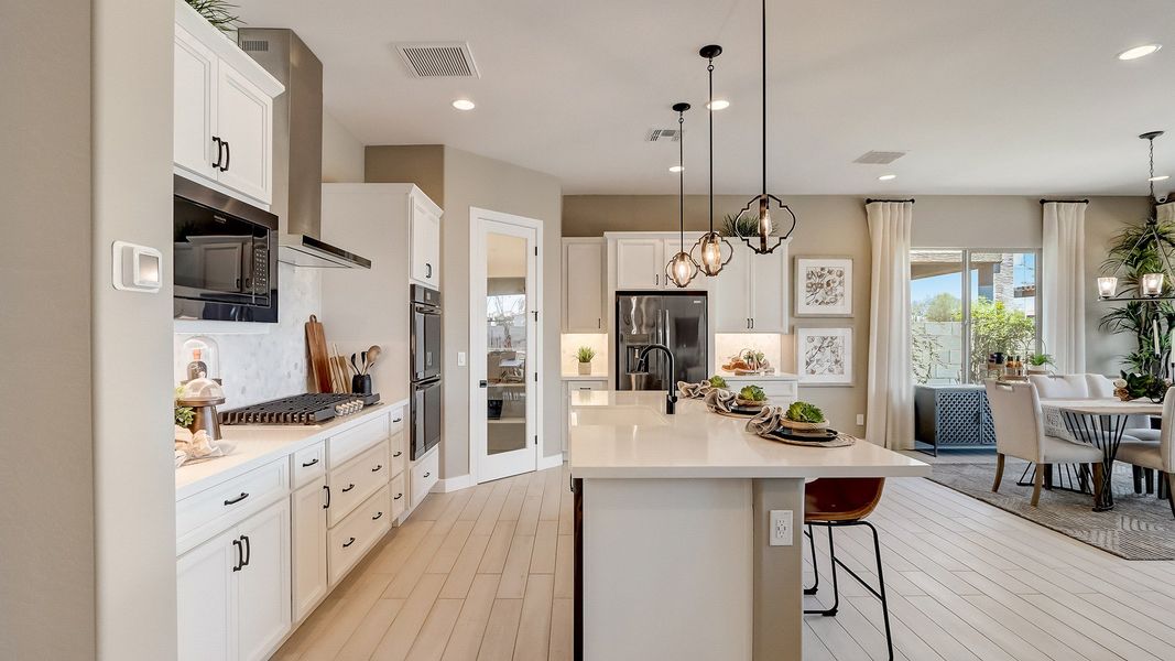 Furnished interior in a model home at Sycamore Farms in Surprise (Image 13).