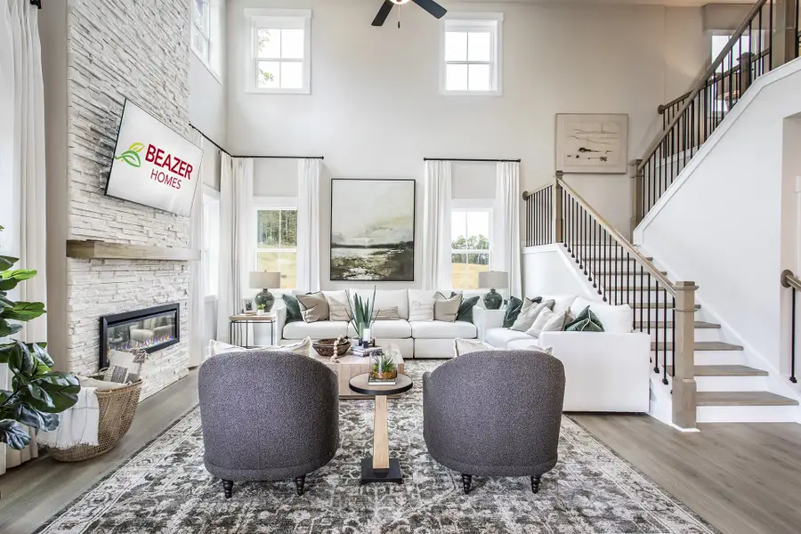 Furnished interior in a model home at Wisteria at GreenHouse in Marietta (Image 4).