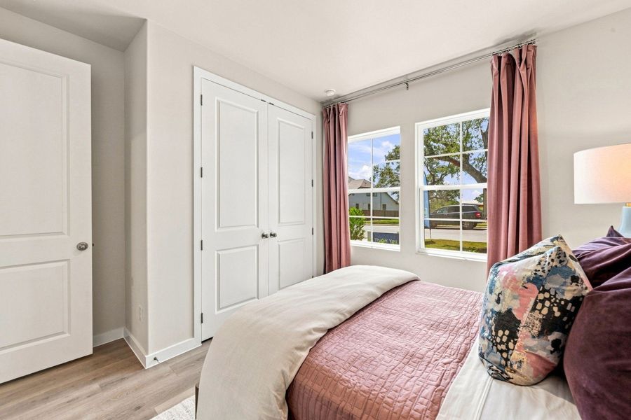 Furnished interior in a model home at La Cima in San Marcos (Image 10).