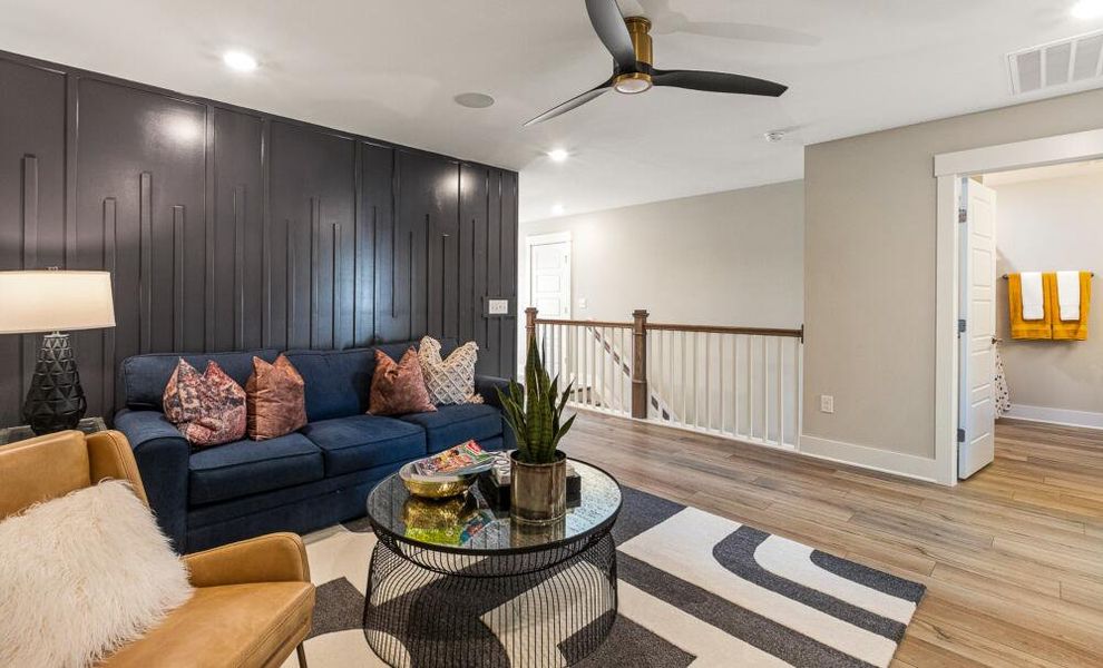 Furnished interior in a model home at High Springs in Clayton (Image 36). Furnished interior in a model home at High Springs in Clayton (Image 36).