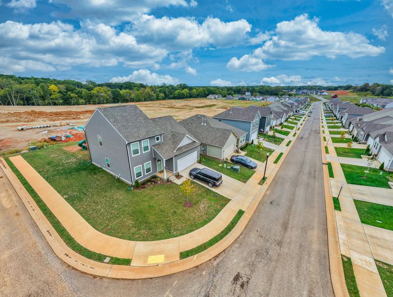 Streetscape of Community (Exterior Elevations may vary)