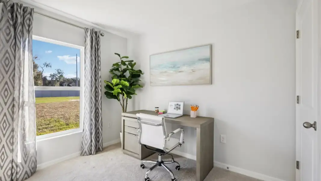 Furnished interior in a model home at Northridge in Spring Hill (Image 22).