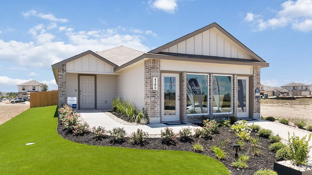 Front exterior of a home in the Preserve at Medina community, located in Von Ormy, TX (Image 4).
