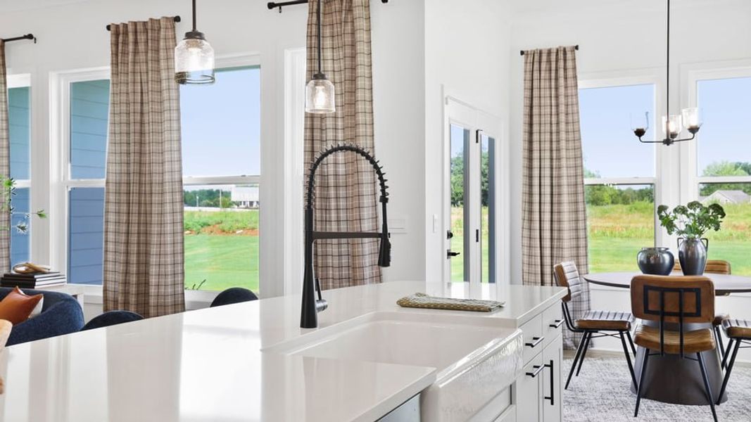 Furnished interior in a model home at Williams Ridge in Woodruff (Image 16).