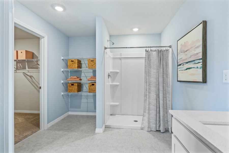 Furnished interior in a model home at Spring Hill in Spring Hill (Image 26).