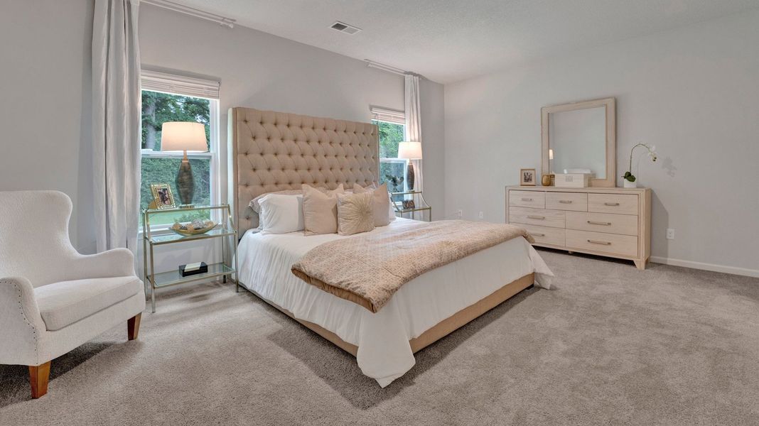 Furnished interior in a model home at Riverwood Gardens in Oakland (Image 38).