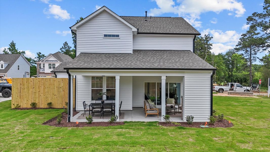Front exterior of a home in the Provisions at Courtland community, located in Sanford, NC (Image 1).