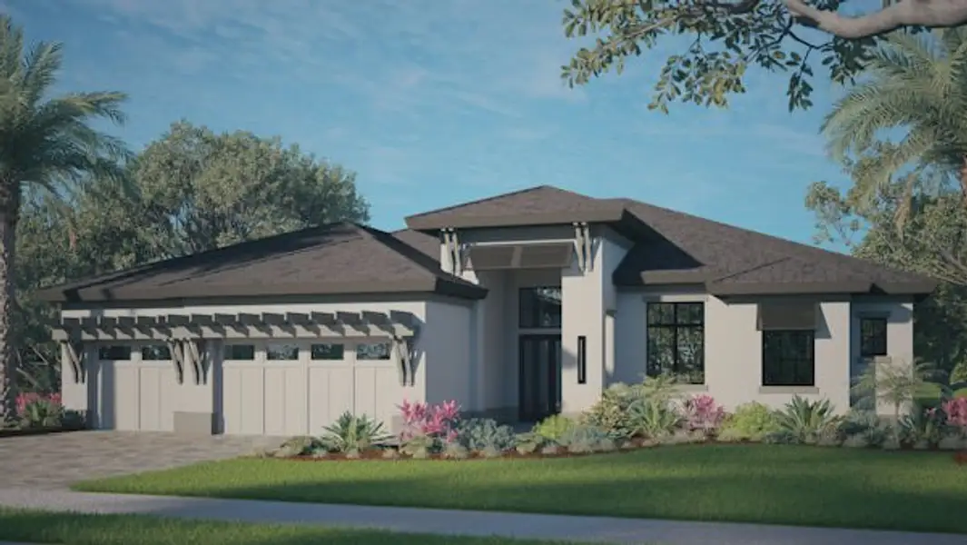 Front exterior of a home in the Central Beach community, located in Vero Beach, FL (Image 12).