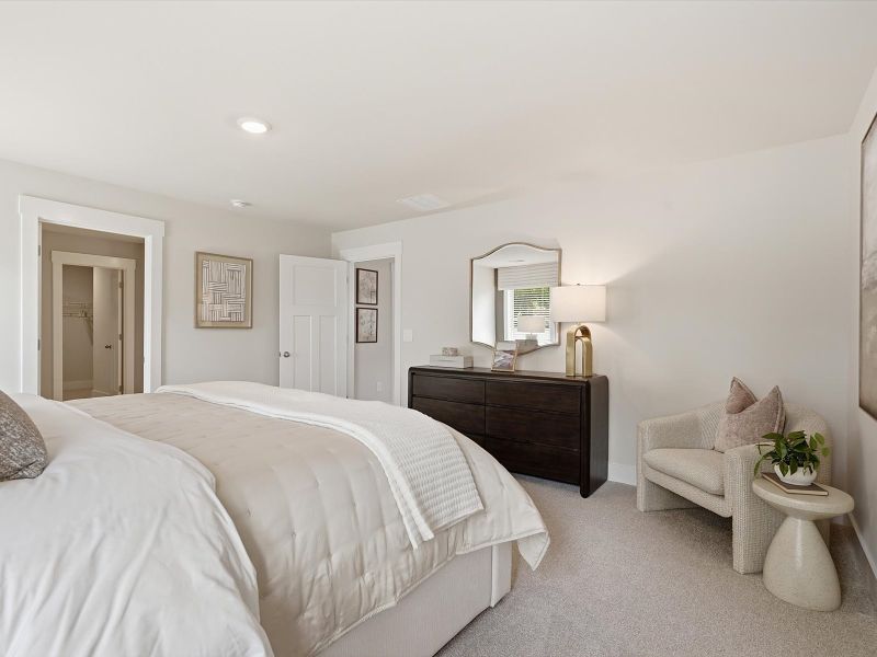 Furnished interior in a model home at Crossing at Abner Creek in Greer (Image 12).