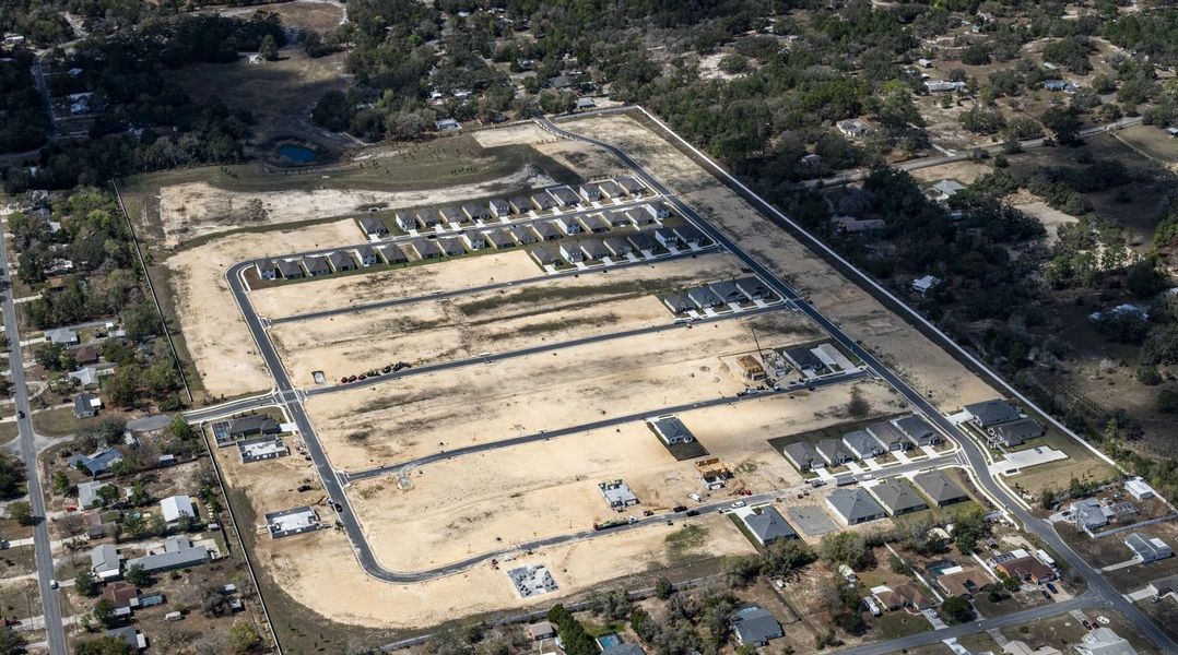 Site preparation and early development at Pinecone Reserve in Brooksville, FL (Image 11).