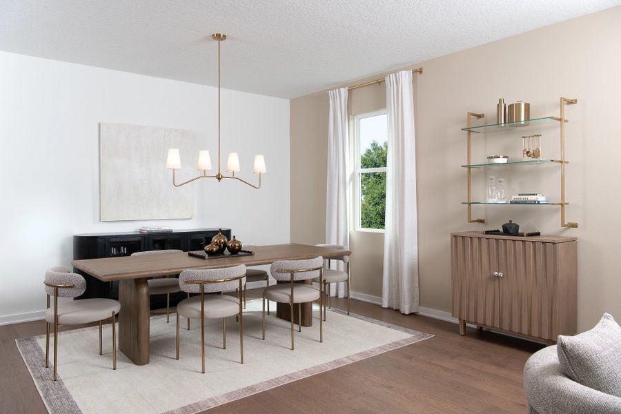 Furnished interior in a model home at Catamaran Cove in Rockledge (Image 9). Furnished interior in a model home at Catamaran Cove in Rockledge (Image 9).