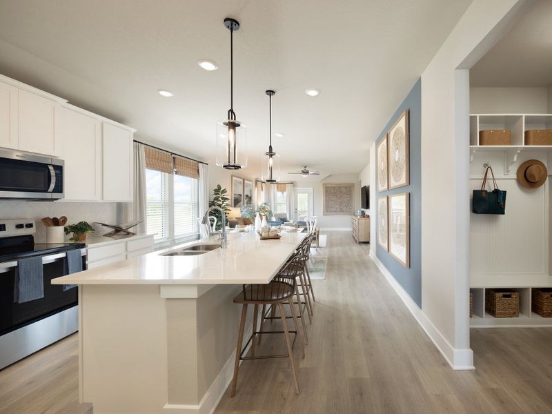 Furnished interior in a model home at Stetson Ridge in Marion (Image 5).