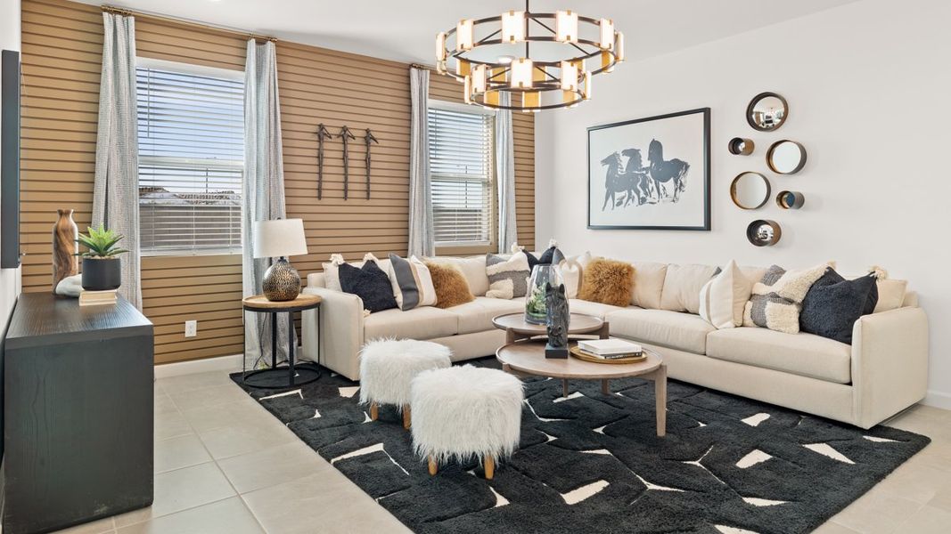 Furnished interior in a model home at Mason Ranch in Surprise (Image 5).