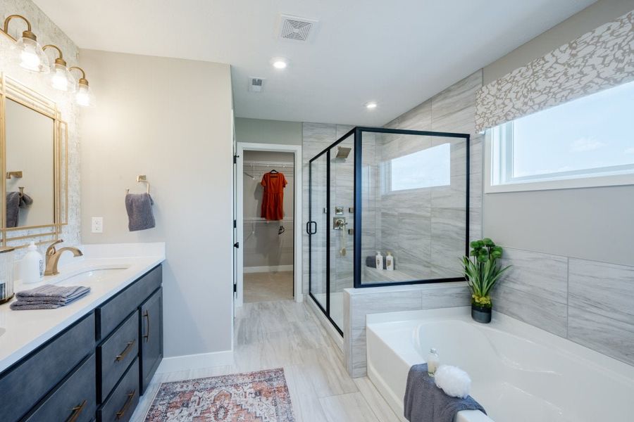Furnished interior in a model home at Lochmoor at Savannah Lakes in Hiram (Image 30).