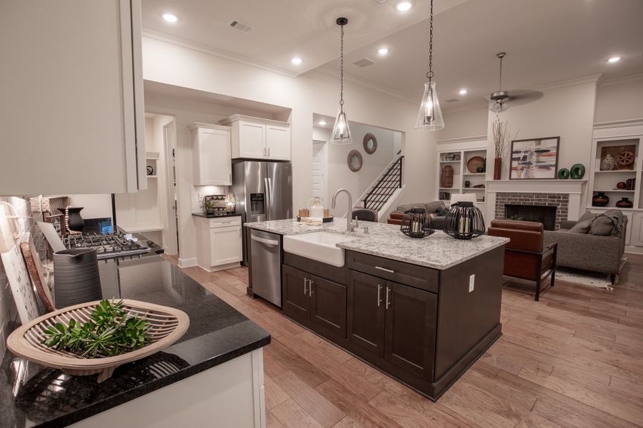 Furnished interior in a model home at Lockwood in Collierville (Image 12). Furnished interior in a model home at Lockwood in Collierville (Image 12).