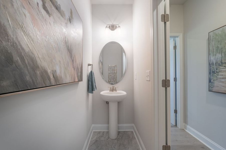 Furnished interior in a model home at McNeely Farms in Mount Ulla (Image 19).