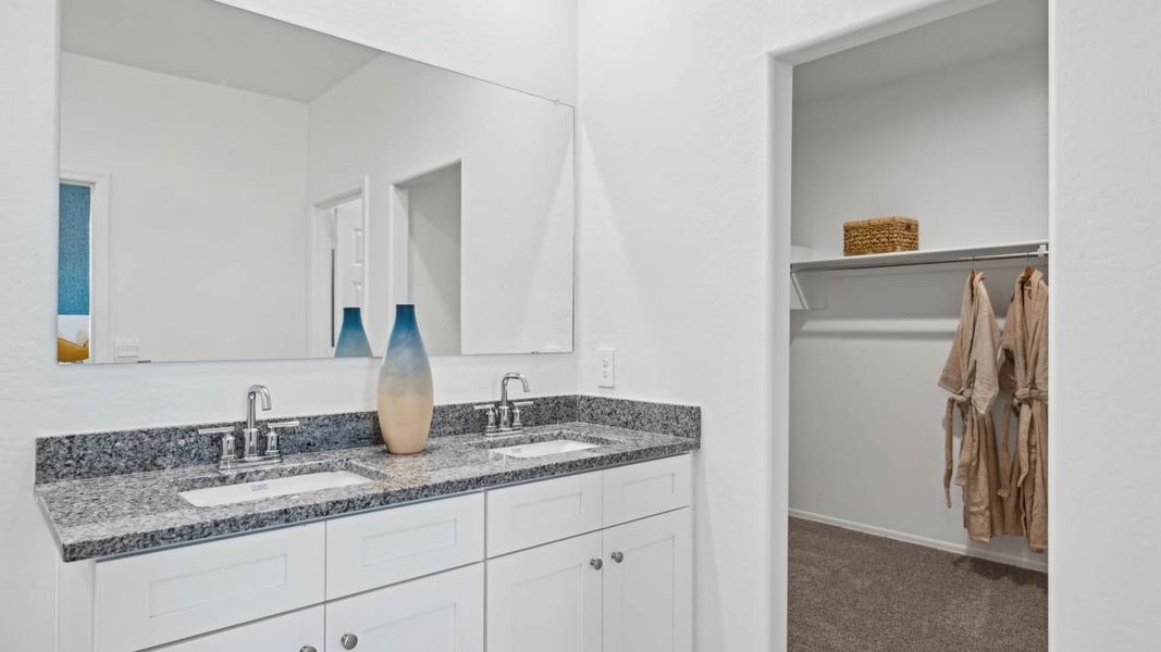 Furnished interior in a model home at Elena Trails in Maricopa (Image 36).