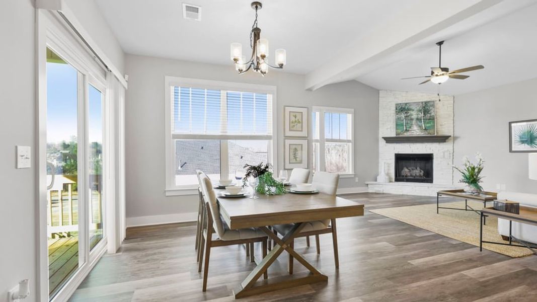 Furnished interior in a model home at Shadowood in Seneca (Image 23).