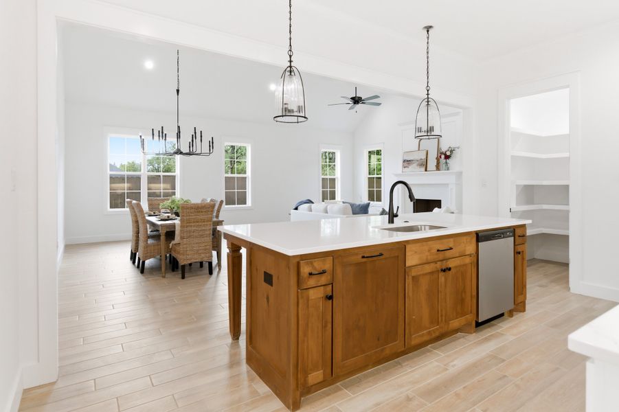 Furnished interior in a model home at Oakmont in Bryan (Image 23).