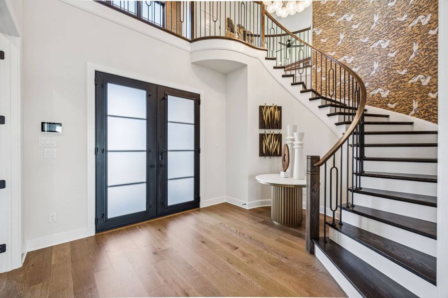 Furnished interior in a model home at The Grove Frisco in Frisco (Image 5).