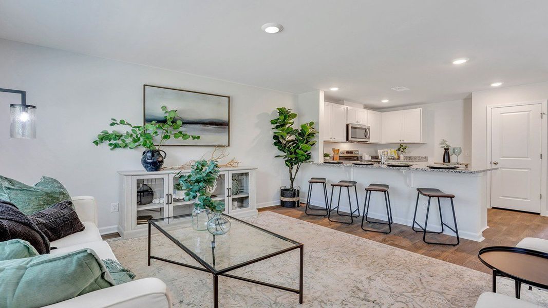 Furnished interior in a model home at McKenzie Gardens in Brunswick (Image 6).