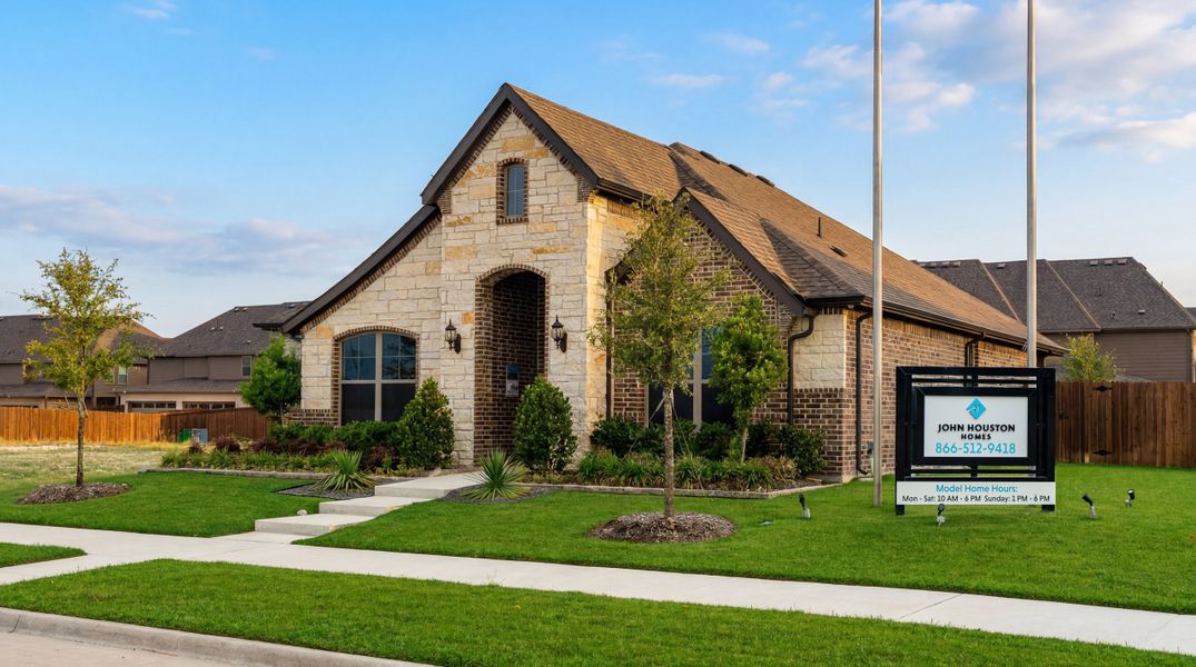 Front exterior of a home in the The Retreat community, located in Waxahachie, TX (Image 2). Front exterior of a home in the The Retreat community, located in Waxahachie, TX (Image 2).