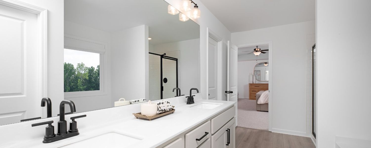 Furnished interior in a model home at The Estates at Casteel in Bethlehem (Image 14).