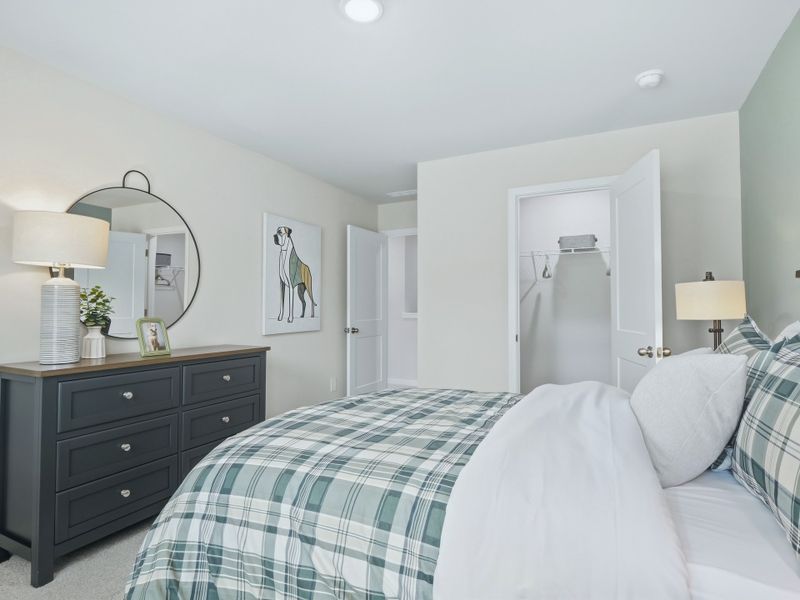 Furnished interior in a model home at The Heritage at Buffaloe Reserve in Raleigh (Image 18). Furnished interior in a model home at The Heritage at Buffaloe Reserve in Raleigh (Image 18).