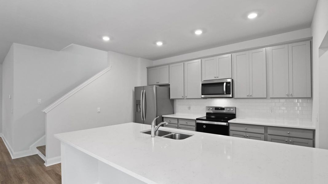 Furnished interior in a model home at Rivers Reach in Yemassee (Image 2).