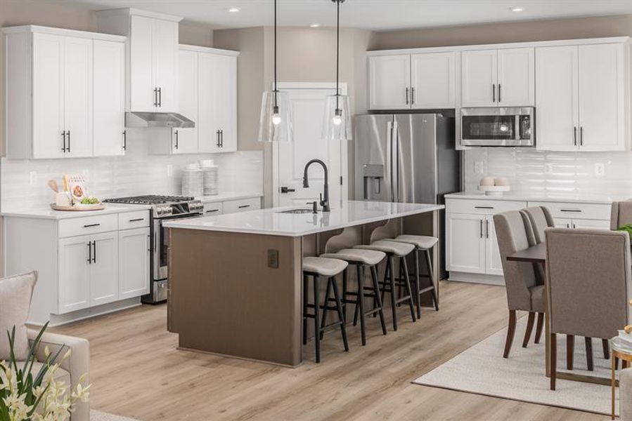 Luxury upgrades like quartz, tile backsplashes, & more included - just pick the colors you love!