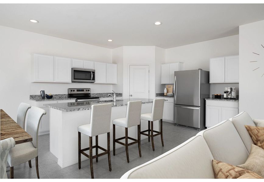 Furnished interior in a model home at Skyline Village in San Tan Valley (Image 3).