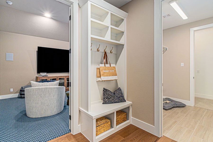 American Legend Homes 60' model in Wellington - Mud Room American Legend Homes 60' model in Wellington - Mud Room