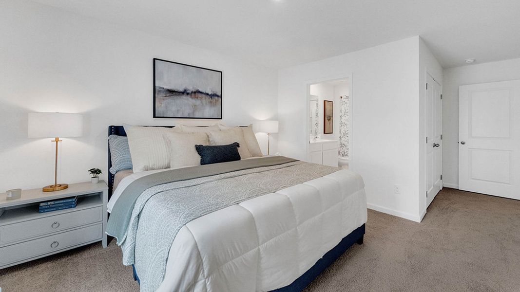 Furnished interior in a model home at Saylor's Place Townhomes in Jonesborough (Image 21).