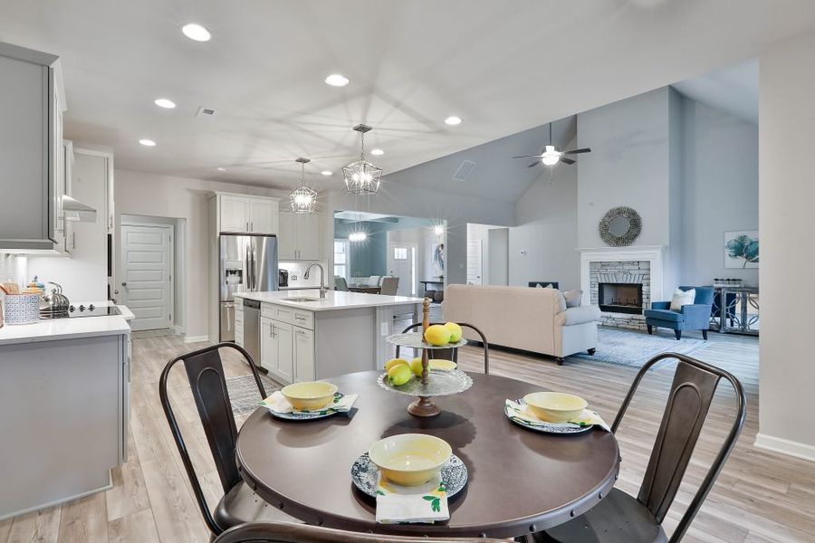 Furnished interior in a model home at Wimberly Estates in Newnan (Image 19). Furnished interior in a model home at Wimberly Estates in Newnan (Image 19).