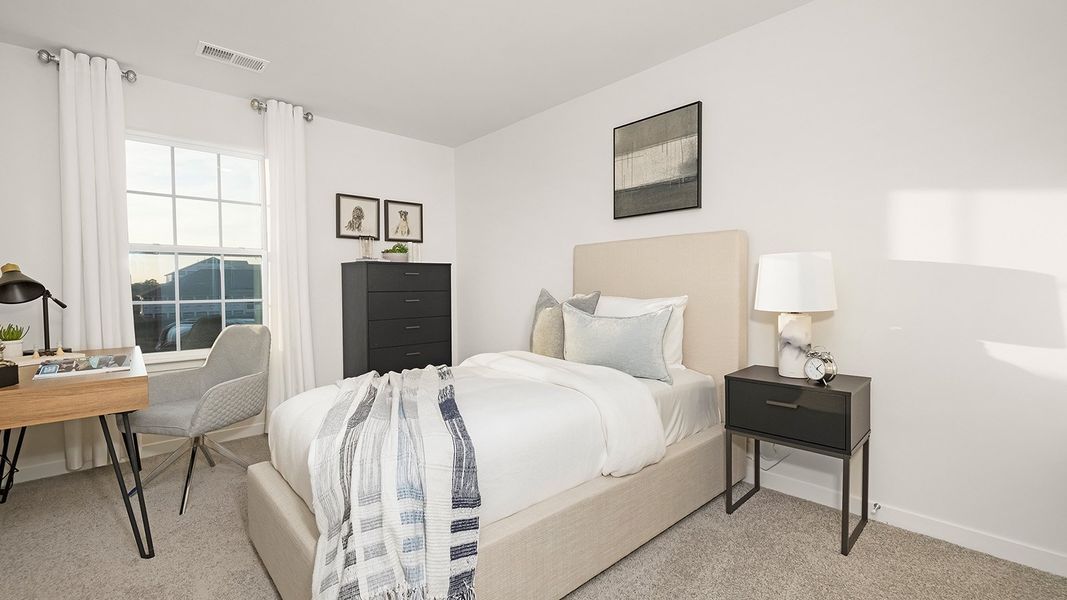 Furnished interior in a model home at Woodhaven at Chester in Chester (Image 19). Furnished interior in a model home at Woodhaven at Chester in Chester (Image 19).