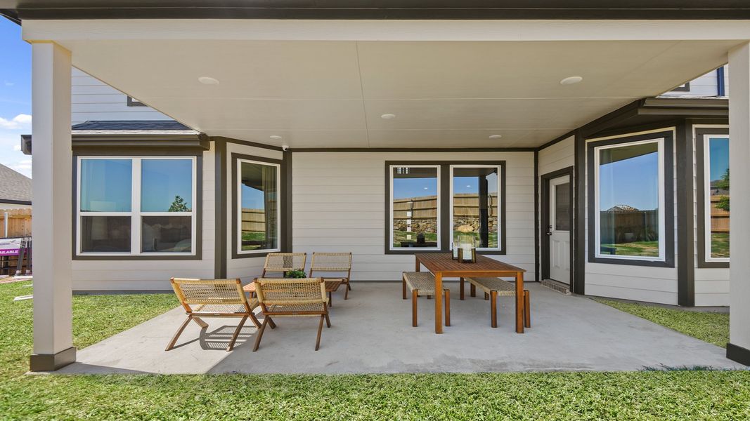 Rocky Creek Model Home Patio Rocky Creek Model Home Patio