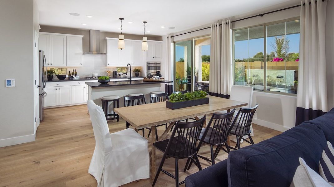 Furnished interior in a model home at Blossom Rock in Apache Junction (Image 7). Furnished interior in a model home at Blossom Rock in Apache Junction (Image 7).