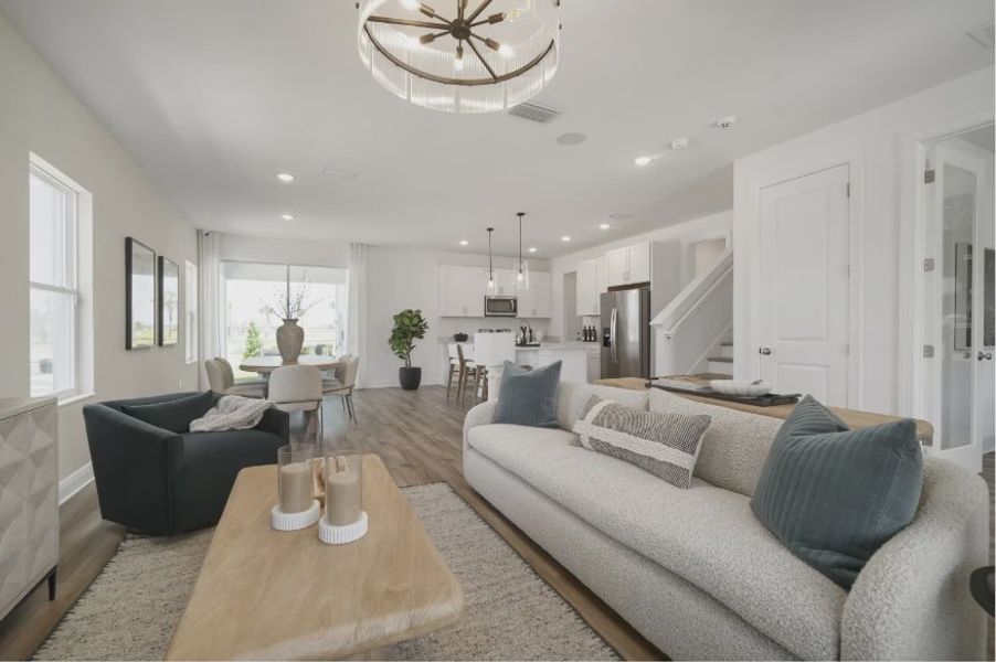 Furnished interior in a model home at North River Ranch in Parrish (Image 13). Furnished interior in a model home at North River Ranch in Parrish (Image 13).