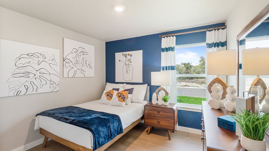 Furnished interior in a model home at Kokomo in Rockport (Image 15).