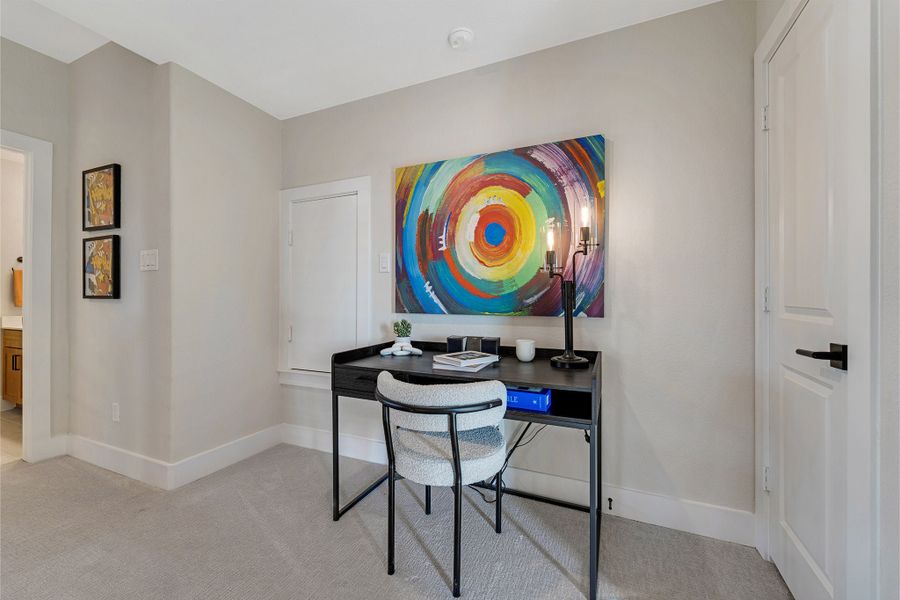 Furnished interior in a model home at Megan's Landing in Castroville (Image 36). Furnished interior in a model home at Megan's Landing in Castroville (Image 36).