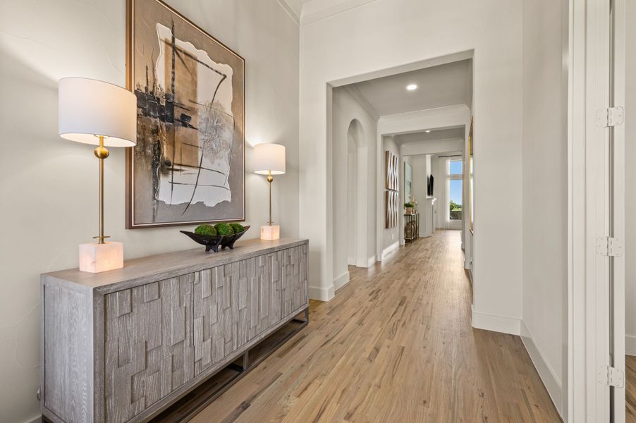 Furnished interior in a model home at NorthGlen in Haslet (Image 8). Furnished interior in a model home at NorthGlen in Haslet (Image 8).
