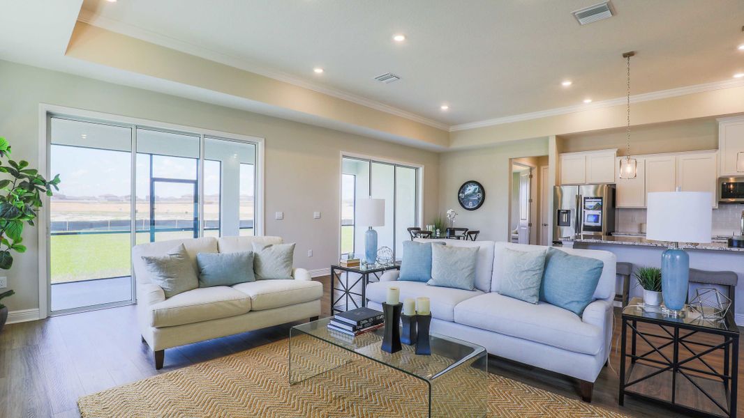 Furnished interior in a model home at Magnolia Estates in Lakeland (Image 5).